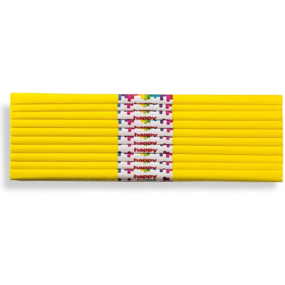 Bibuła marszczona 50x200cm cytrynowa 5020-12 HAPPY COLOR