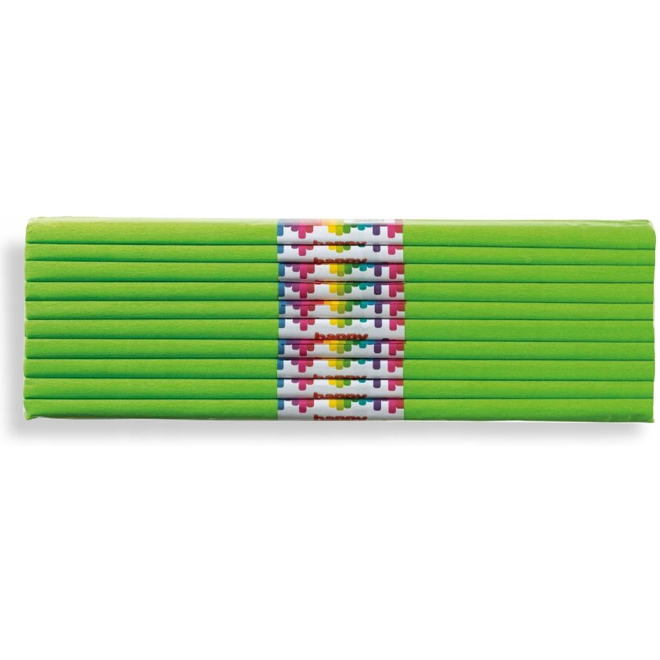 Bibuła marszczona 50x200cm  5020-51 jasnozielona HAPPY COLOR