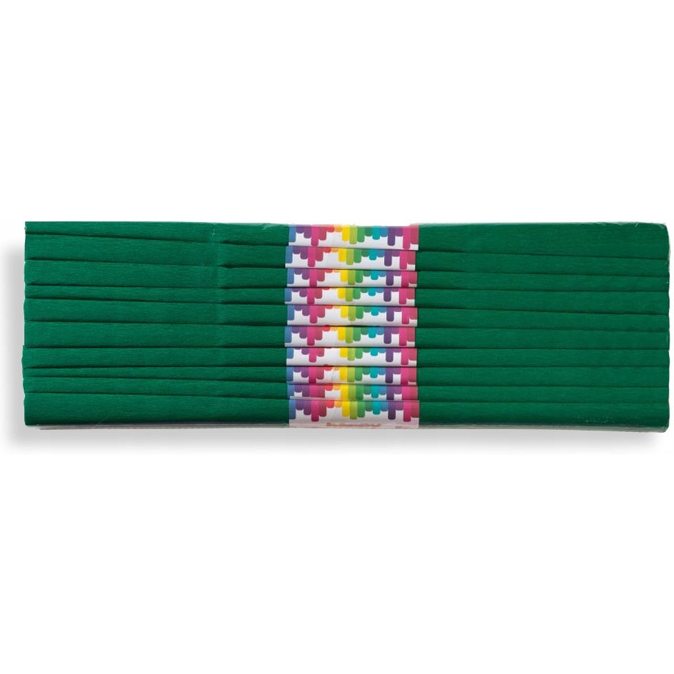 Bibuła marszczona 50x200cm  5020-52 ciemnozielona HAPPY COLOR