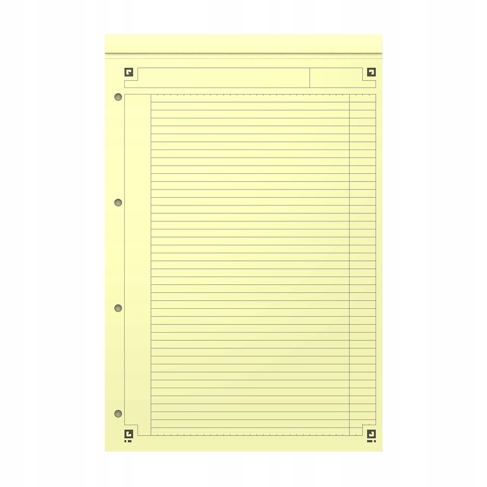 Notatnik A4+ 80k linia żółty OXFORD Notepad International 100100101
