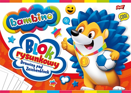 Blok rysunkowy A4, 20k BAMBINO