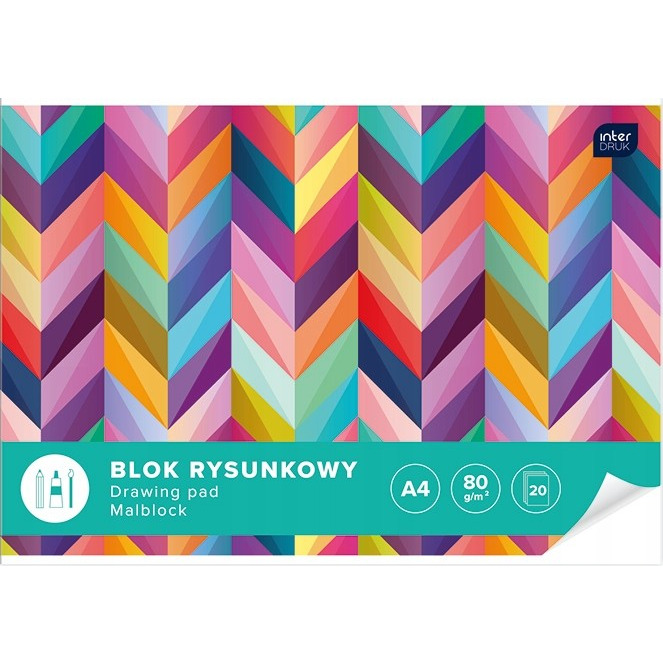 Blok rysunkowy A4 INTERDRUK