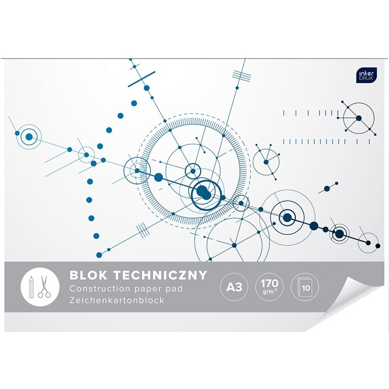 Blok techniczny A3 INTERDRUK