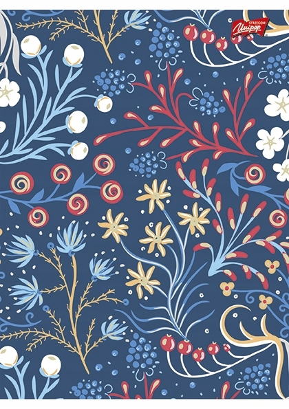 Brulion w półtwardej oprawie A4 96k. krata UNIPAP