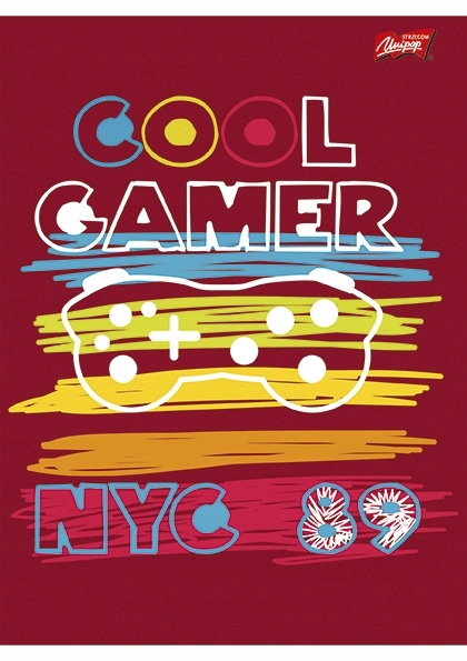 Brulion w półtwardej oprawie A4 96k. krata UNIPAP