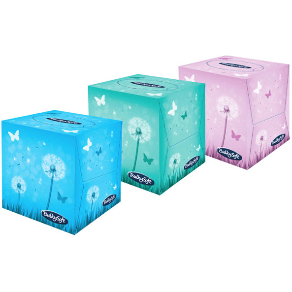 Chusteczki higieniczne 3 warstwe 60szt kwadratowe 68910 BulkySoft