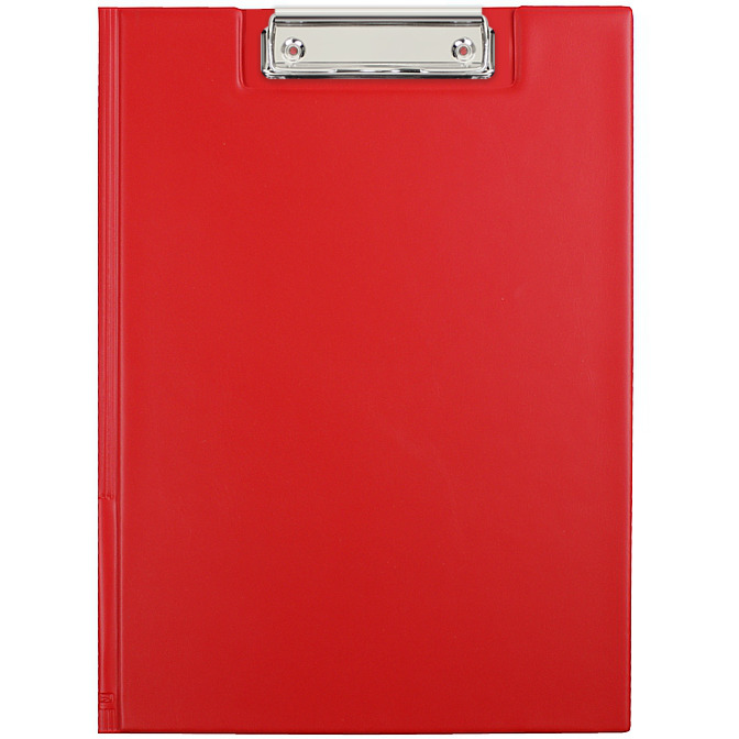 Teczka z klipsem A4 czerwona KL-04 BIURFOL