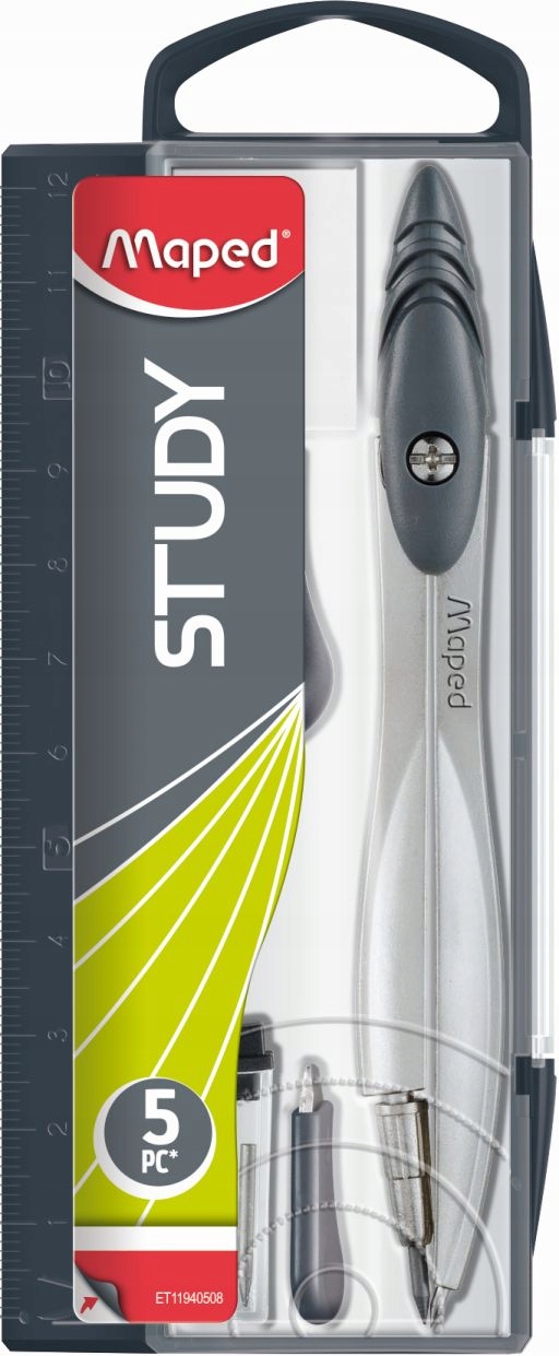 Cyrkiel MAPED STUDY w zestawie 6 elementów 119405