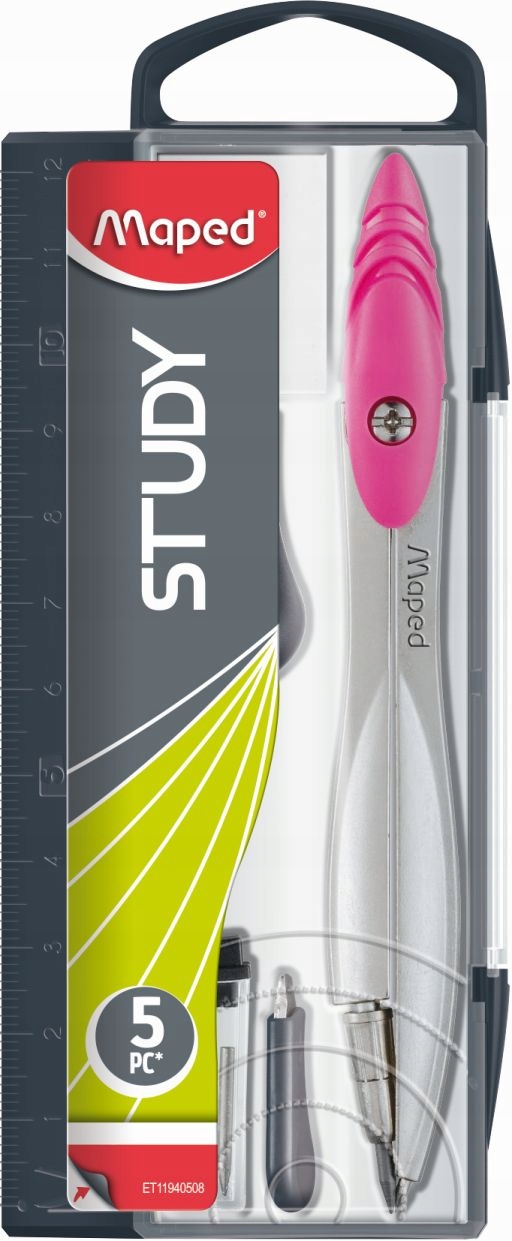 Cyrkiel MAPED STUDY w zestawie 6 elementów 119405