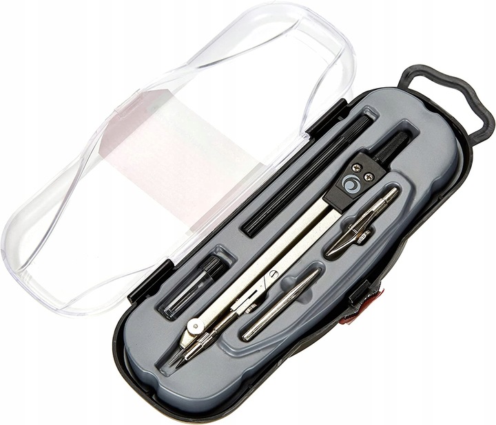 Cyrkiel szkolny zestaw 5-cz.czarny; 8710303 HERLITZ