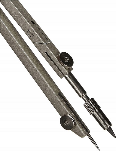 Cyrkiel szkolny zestaw 5-cz.czarny; 8710303 HERLITZ