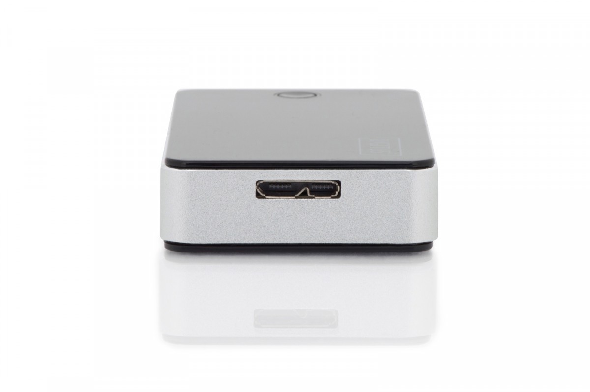 Czytnik kart 5-portowy USB 3.0 SuperSpeed, All-in-one, Czarno-srebrny