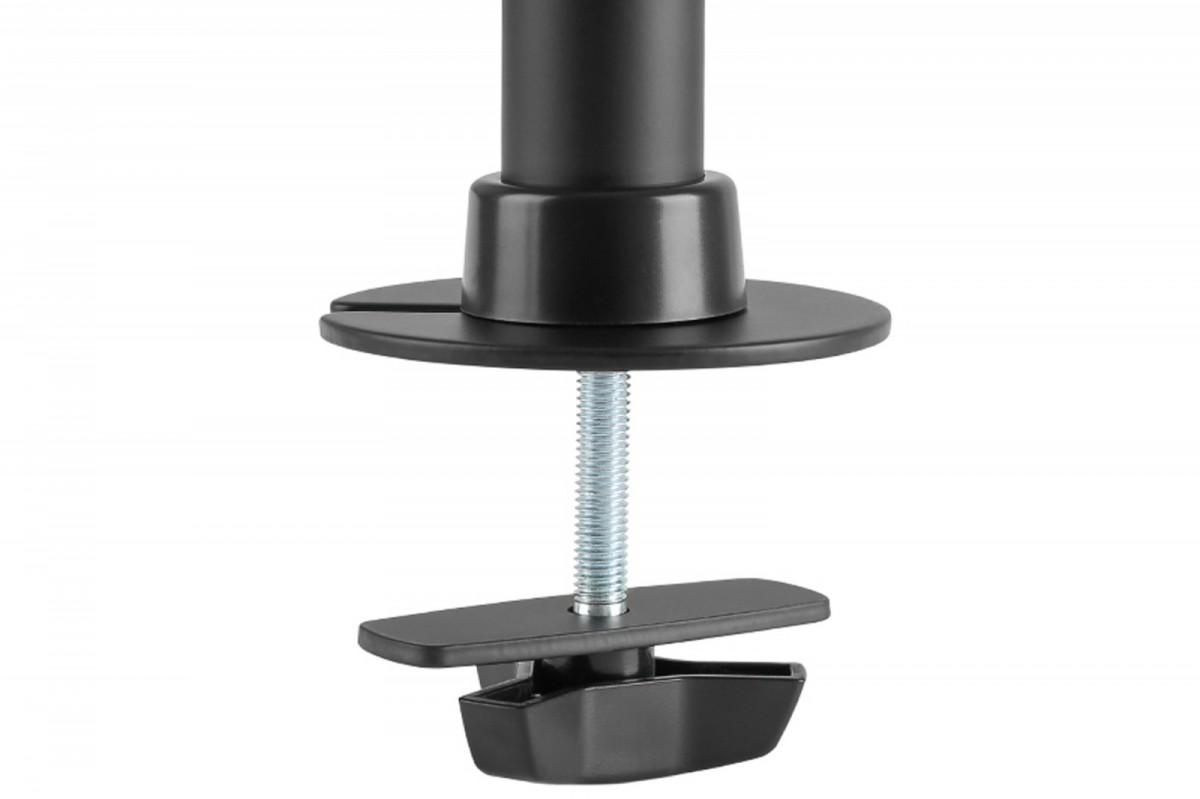 Stojak biurkowy potrójny z zaciskiem, 3xLCD, max. 27, max. obciążenie 8kg, uchylno-obrotowy 360