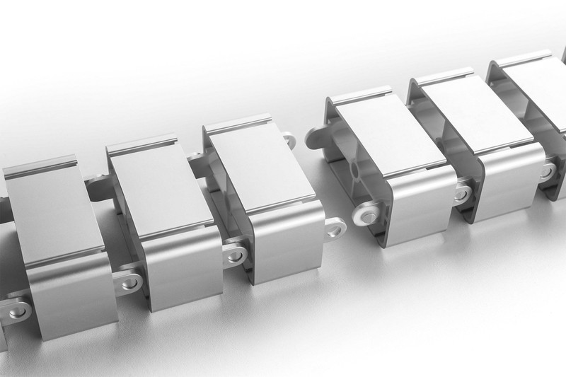 Maskownica organizer do okablowania (kręgosłup) rogulowana elastyczna 1.3m srebrna