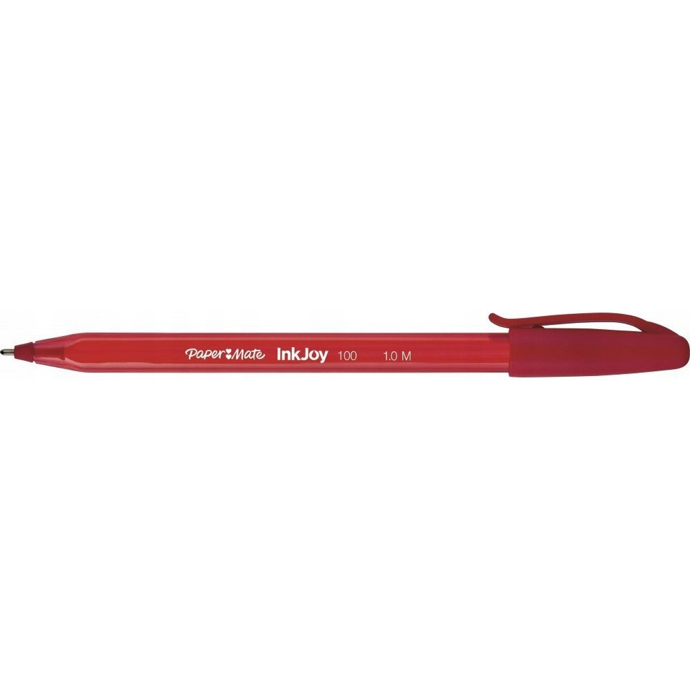 Długopis PAPERMATE INKJOY 100 CAP M czerwony S0957140