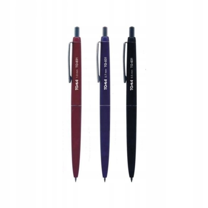 Długopis automatyczny ASYSTENT niebieski 0.7mm TOMA