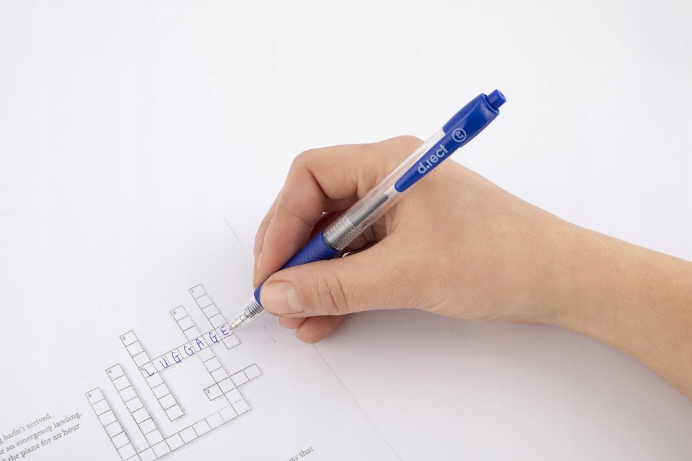 Długopis automatyczny 294 niebieski; 101323  D.RECT