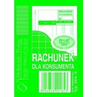 DRUK 264-9 Rachunek MICHALCZYK&PROKOP A7 80 kartek