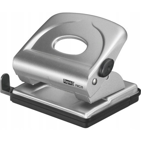 Dziurkacz metalowy FMC25 RAPID srebrny 30 kartek 21835502