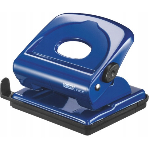 Dziurkacz metalowy FMC25 RAPID 25kartek niebieski 5000283