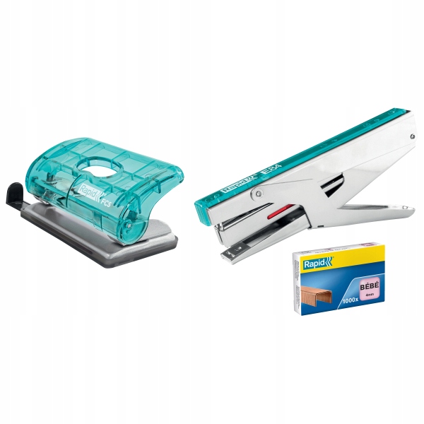 Dziurkacz mini RAPID COLOUR"ICE FC5 niebieski 5001331