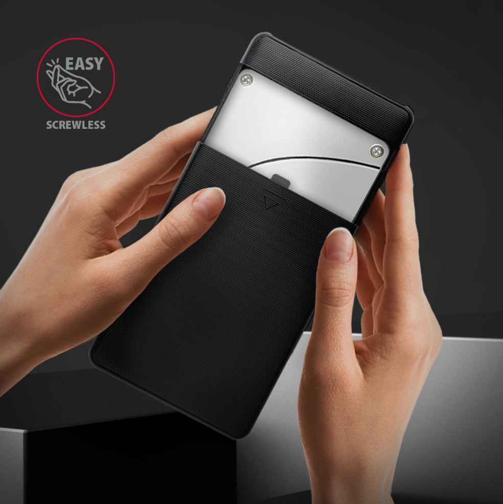 Obudowa zewnętrzna EE25-SL plastikowa, bezśrubowa, 3.2 gen1 SATA 6G 2.5, czarna