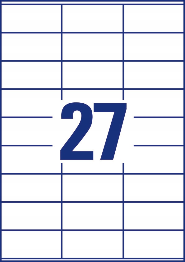 Etykiety ZF A4 70x32mm białe 3479 AVERY ZWECKFORM (100 arkuszy)