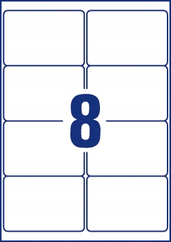 Etykiety ZF ECONOMY A4 99.1x67.7mm białe ELA043 AVERY ZWECKFORM
