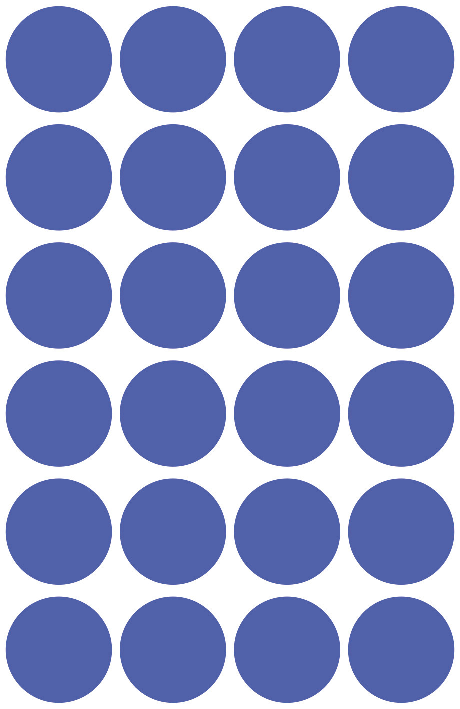 Usuwalne kółka _18mm 96szt./op. niebieskie 3596 AVERY ZWECKFORM