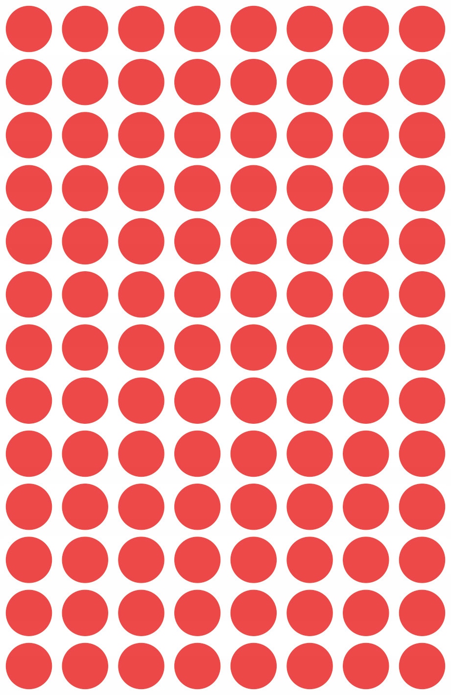 Trwałe kółka _8mm 416szt./op. czerwone 3010 AVERY ZWECKFORM