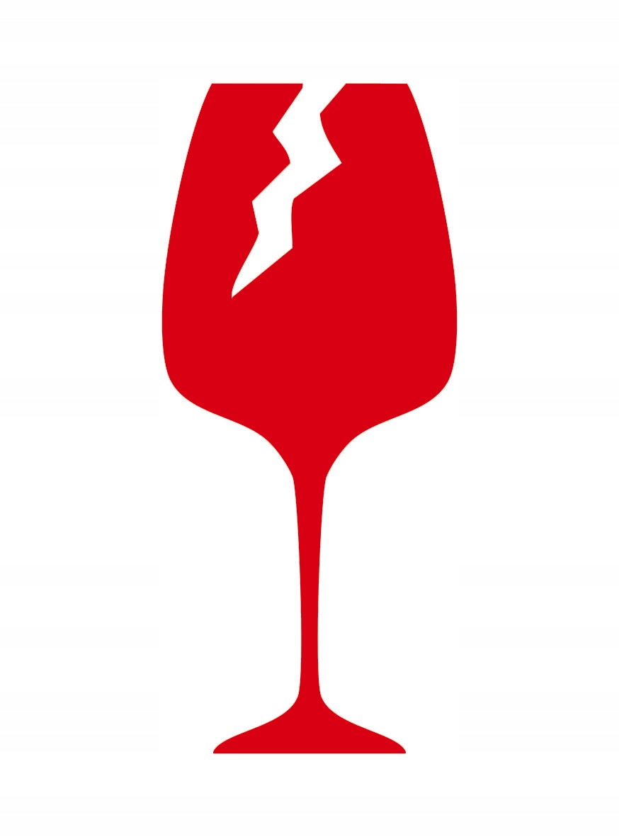 Etykiety ostrzegawcze Ostrożnie szkło AVERY ZWECKFORM 7251