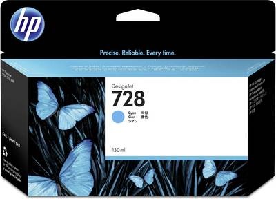 HP Ink 728 130ml Cyan F9J67A