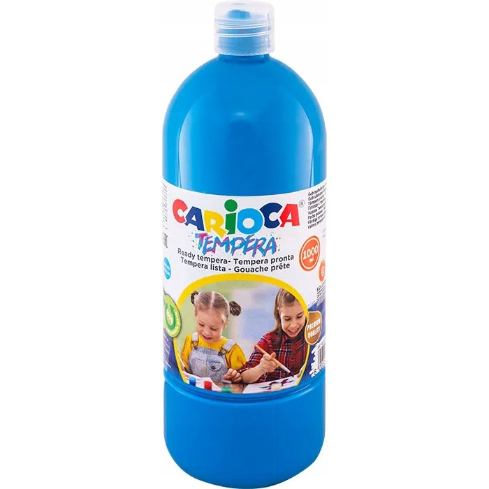 Farba CARIOCA TEMPERA 1000ml błękit (ko03/18) 170-1442