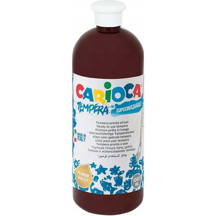 Farba CARIOCA TEMPERA 1000ml brązowa (ko03/22) 170-1441