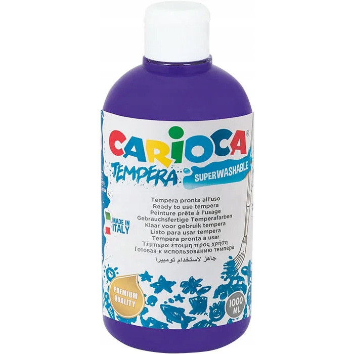 Farba TEMPERA fioletowa CARIOCA 500ml 170-2276