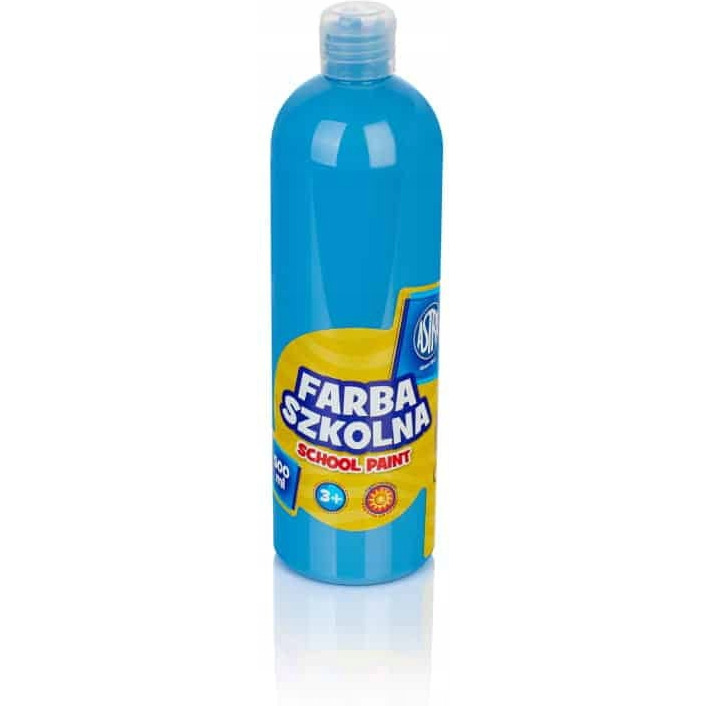 Farba szkolna Astra 500 ml - niebieska; 83410900  ASTRA