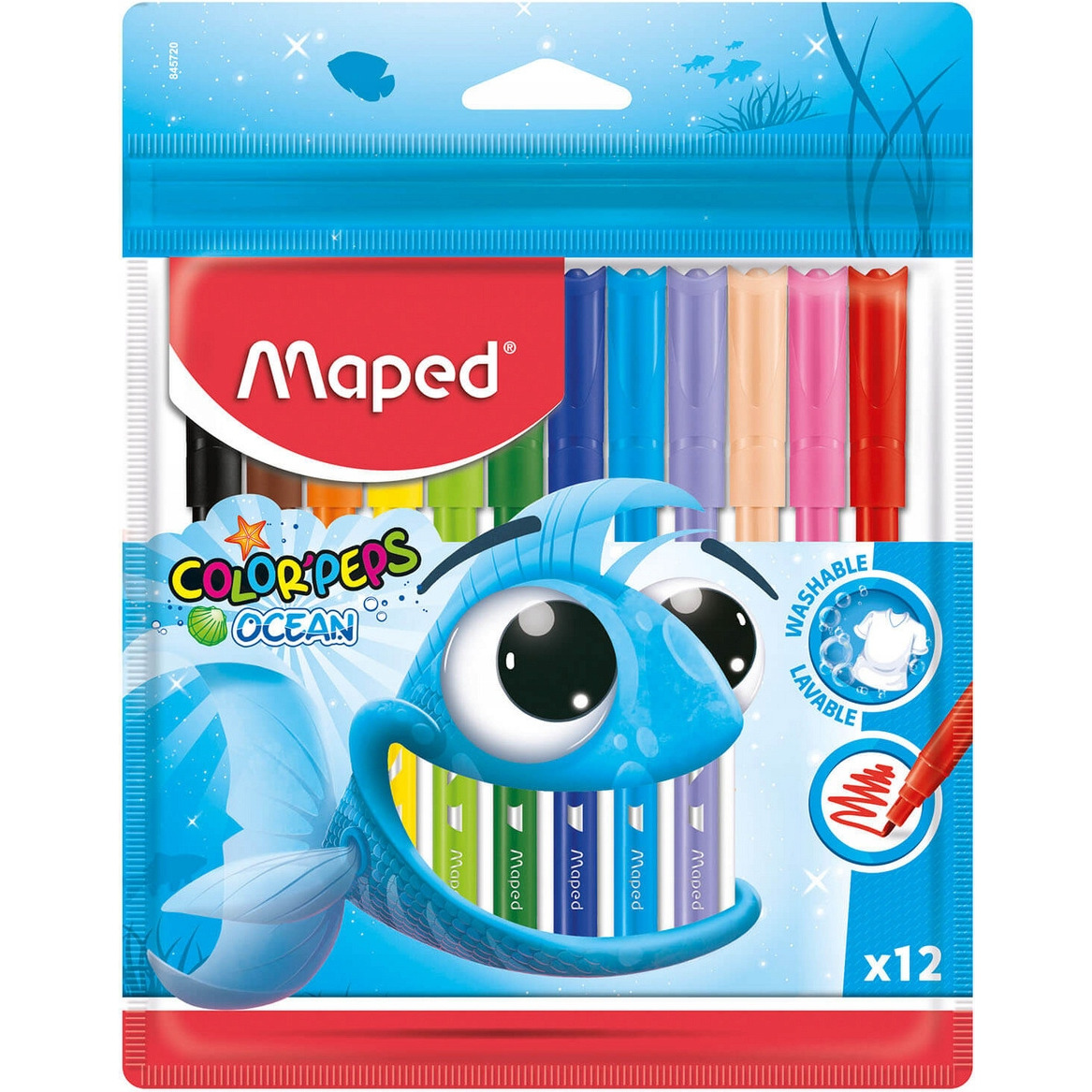 Flamastry COLORPEPS OCEAN 18 kolorów ETUI 845721 MAPED