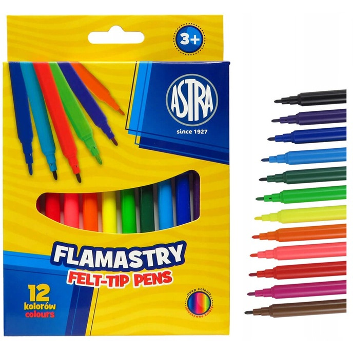 Flamastry 12kol ASTRA 314107001