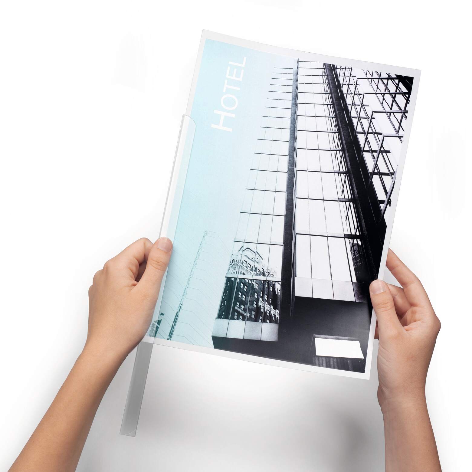 Grzbiety zaciskowe DURABLE A4/60 2901/19 przezroczyste 100szt 2901-19