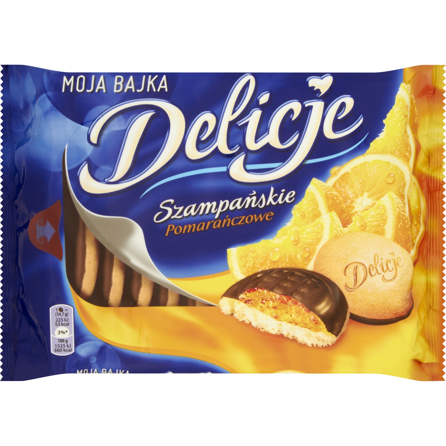 Ciastka DELICJE Szampańskie pomarańcza 294g