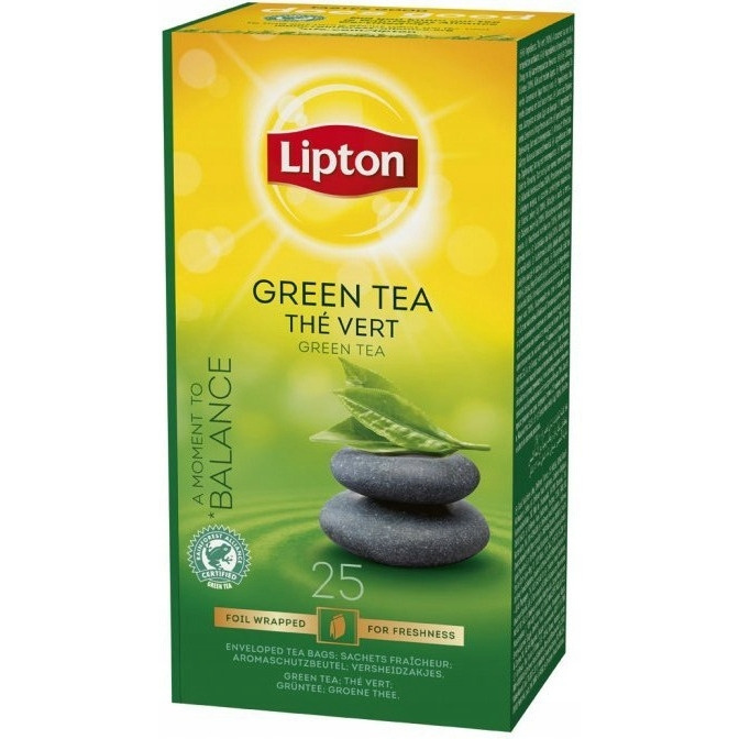 Herbata LIPTON Green Tea Pure (25 saszetek)