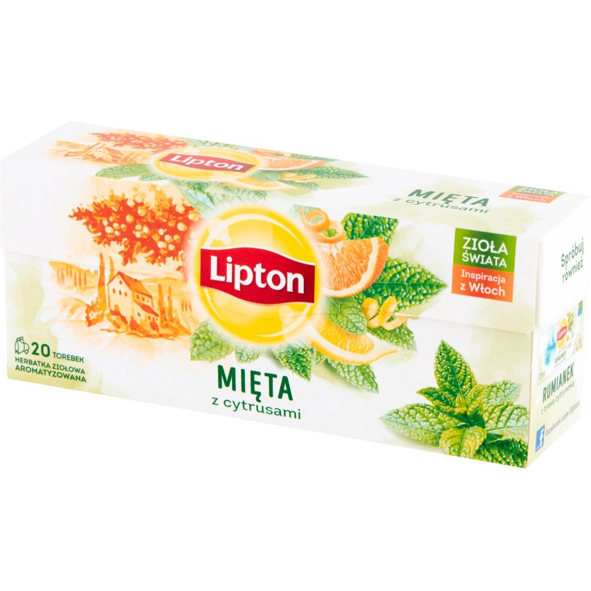 Herbata Lipton mieta cytrus 20SERX12 PL 67833583 LIPTON
