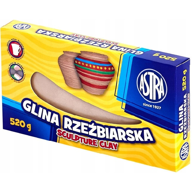 Glina rzeźbiarska Astra 520g8; 3810900  ASTRA