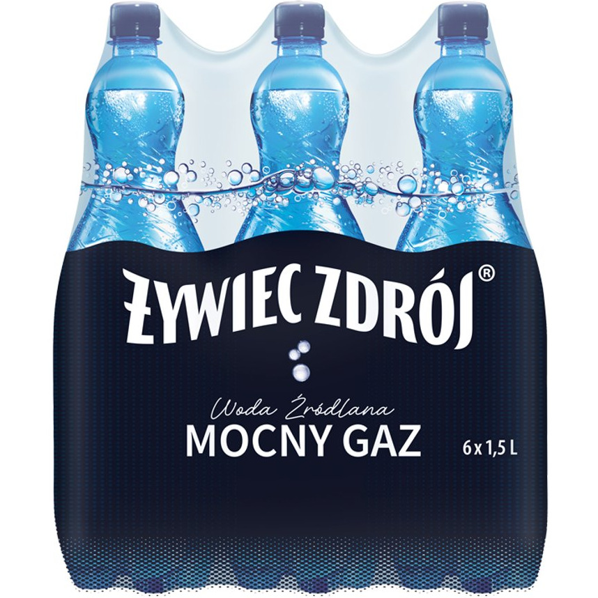 Woda ŻYWIEC ZDRÓJ 1.5l mocno gazowana