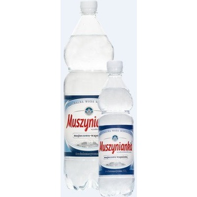 Woda MUSZYNIANKA 1.5L wysokozmineralizowana średnionasycona CO2