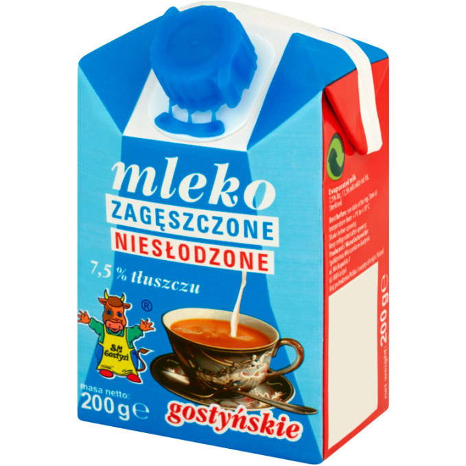 Mleko GOSTYŃ niesł. zag. 7.5% light 200g