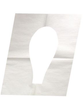 Papierowe podkładki higieniczne na deskę sedesową, opakowanie zawiera 100 szt.