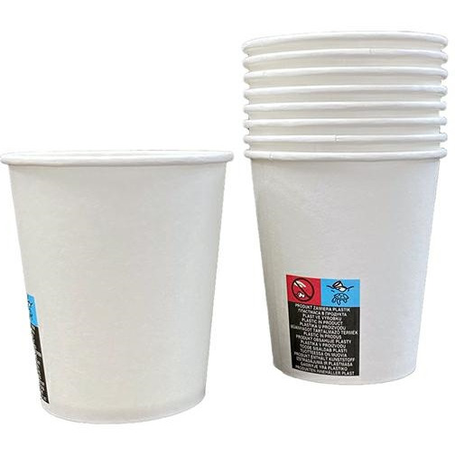 Kubek papierowy biały 250ml (50szt) COFFEE 4 YOU