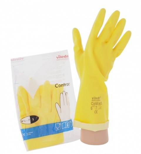 Rękawice gospodarcze CONTRACT rozmiar'M' VILEDA 100539