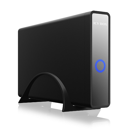 Obudowa IB-382H-C31 2,5/3,5 HDD z wbudowanym HUB 1xUSB-C, 2xUSB -A,  12V2A